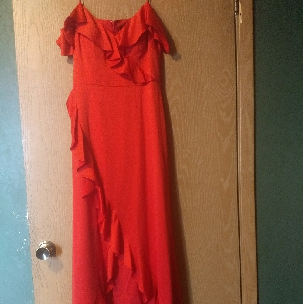 Aiden Mattox Red Evening Gown (Prom Dress)